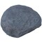 Decorative Outdoor Weather-Resistant Artistic Artificial Faux Stone Rock, Garden Patio Granite Grey Fiberglass Stone